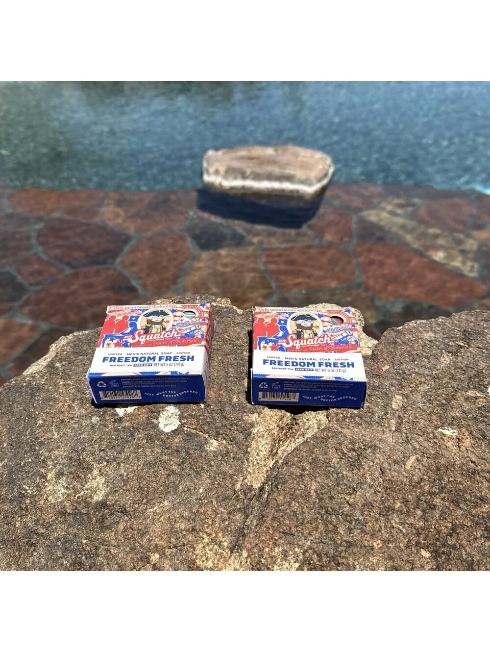 2X Dr. Squatch Freedom Fresh NEW 2026 Limited Edition Natural Soap 5oz